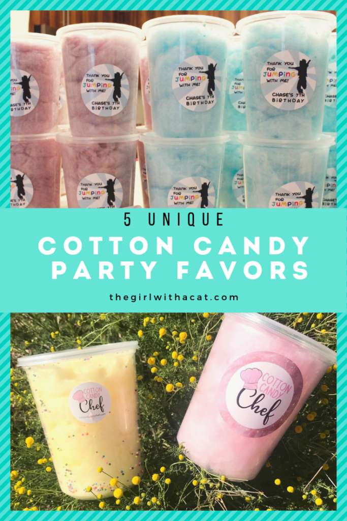 Five Unique Cotton Candy Party Favors 3907